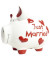 101357 Just Married Spardose Schwein mittel weiß