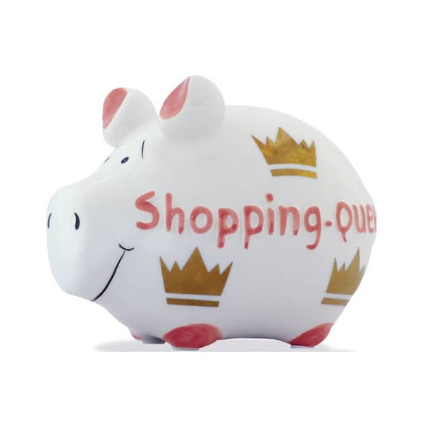 KCG Spardose Schwein 100855 klein Shopping-Queen 12,5x9cm - Bürobedarf  Thüringen