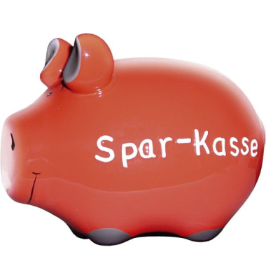 Spardose Schwein (klein) 100683 , "Schriftzug Spar-Kasse"