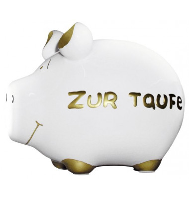 Spardose Schwein (klein) 100803 , "zur Taufe"