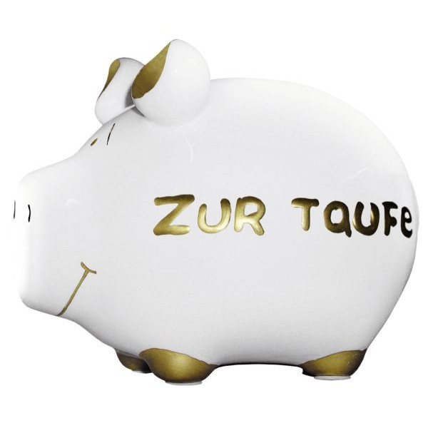 3 Stück KCG Spardose Schwein (klein) 100803 , zur Taufe 4260185590888 KCG