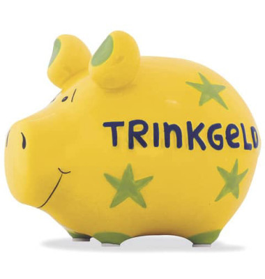 Spardose Schwein 100031 klein "Trinkgeld" 12,5x9cm