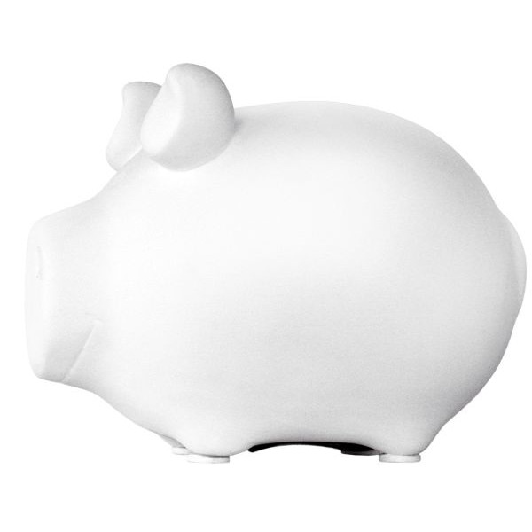 3 Stück KCG Spardose Schwein (klein) 100570 , blanko weiß 4260185590826 KCG