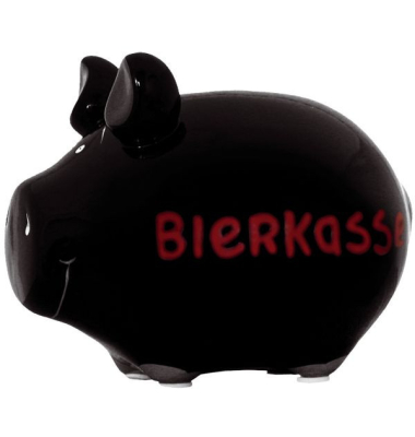 Spardose Schwein (klein) 100488 , "Bierkasse"