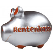 Spardose Schwein 100490 klein "Rentenkasse" 12,5x9cm