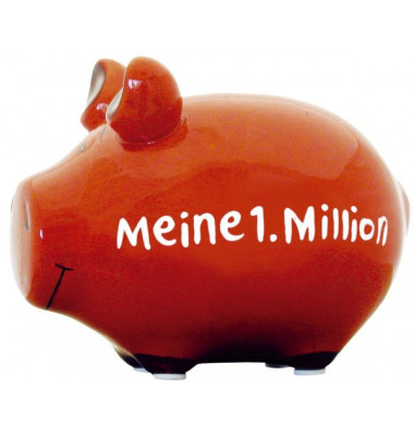 100957 Meine 1.Million Spardose Schwein klein