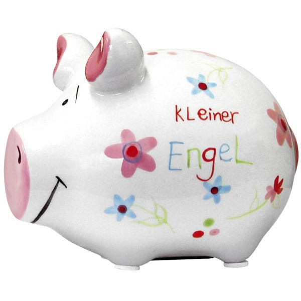 3 Stück KCG Spardose Schwein (klein) 101021 , kleiner Engel 4260185591762 KCG