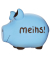 Spardose Schwein (klein) 101137 , "Schriftzug Meins!"