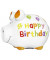 101187 Happy Birthday Spardose Schwein klein