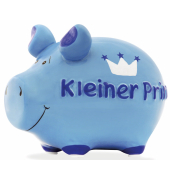 Spardose Schwein (klein) 101190 , "Krone/Shriftzug"