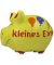 Spardose Schwein (klein) 101487 , "Luftbalons/Schriftzug"