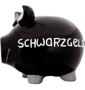 Spardose Schwein 100005 groß "Schwarzgeld" 30x25cm