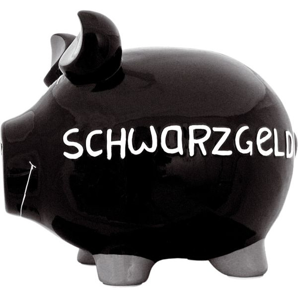 4260185590451 - Spardose Schwein (groß) 100005  Schwarzgeld 4260185590451 KCG