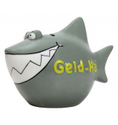 Spardose Hai 101269 klein "Geld-Hai" 13x11cm