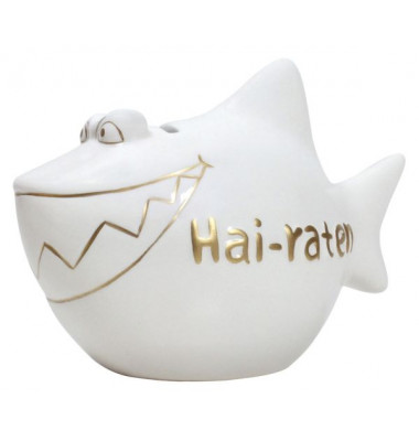 Spardose Hai (klein) 101360 , "Hai-raten"