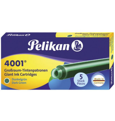 Füllerpatronen 4001GTP/5 300070 dunkelgrün Großraumpatrone Füllerpatronen 4001GTP/5 300070 dunkelgrün Großraumpatrone