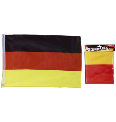 Deutschland-Fahne 60x90cm mit Ösen 000854