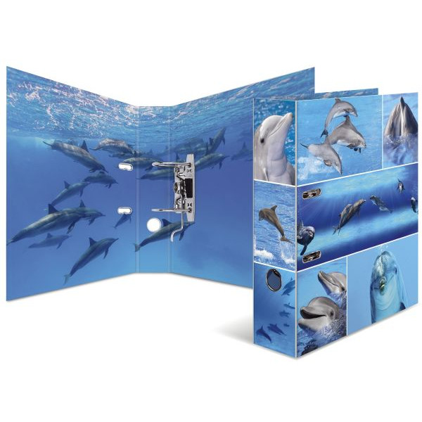 4008705071673 - Motivordner Motiv-Ordner Delfine Tiere Delfine 7167 A4 70mm breit 4008705071673 Herma