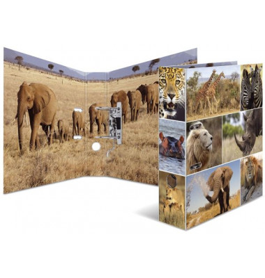 Motivordner Tiere Afrika 7168, A4 70mm breit