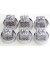 Teelichter N19015-3010-10 Paket silber 4x4x5cm ca. 2 Stunden Brenndauer