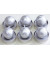 Teelichter N19043-4010 Kugel silber Ø 40mm ca. 2 Stunden Brenndauer