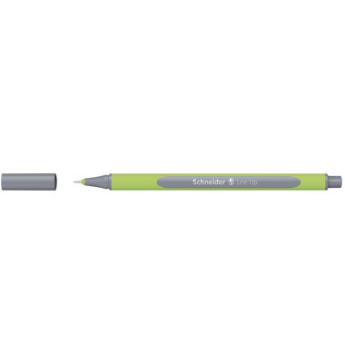 Fineliner Line-Up, 191012, hellgr&uuml;n/grau (Schreibfarbe: silver-grey), 0,4mm