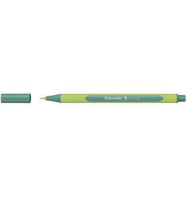 Fineliner Line-Up, 191014, hellgr&uuml;n/petrol (Schreibfarbe: nautic-green), 0,4mm