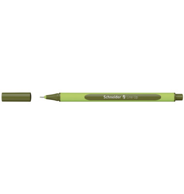 Fineliner Line-Up, 191024, hellgr&uuml;n/oliv (Schreibfarbe: olive-green), 0,4mm