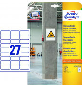 Etiketten L7874-20, weiß 63,5x29,6mm, rechteckig, 