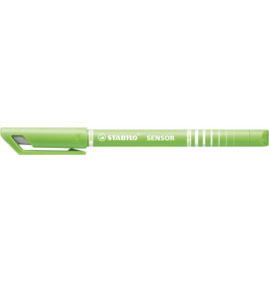 Fineliner sensor 189, 189/43, hellgr&uuml;n (Schreibfarbe: hellgr&uuml;n), 0,3mm