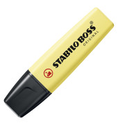Textmarker Boss Original pastell gelb 2-5mm Keilspitze