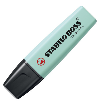 Textmarker BOSS ORIGINAL Pastel, 70/113, türkis, 2-5mm Keilspitze