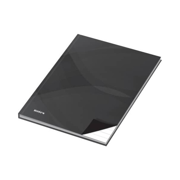 4002871465137 - Notizbuch Notes carbon black 46513 schwarz A4 liniert 70g 96 Blatt 192 Seiten 4002871465137 RNK