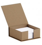 Zettelbox 1312452620, Soho, 95x95mm, inkl. 270 Notizzettel, naturbraun, Karton
