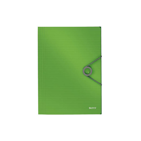 4002432114733 - Eckspannmappe Solid 4563 4563-10-50 A4 hellgrün Polypropylen (PP) 250g mit 3 Einschlagklappen 4002432114733 Leitz
