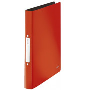 Ringbuch Solid Solid, in Duo-Optik 4566-10-20, A4 2 Ringe 25mm Ring-&Oslash; Polypropylen (PP) hellrot