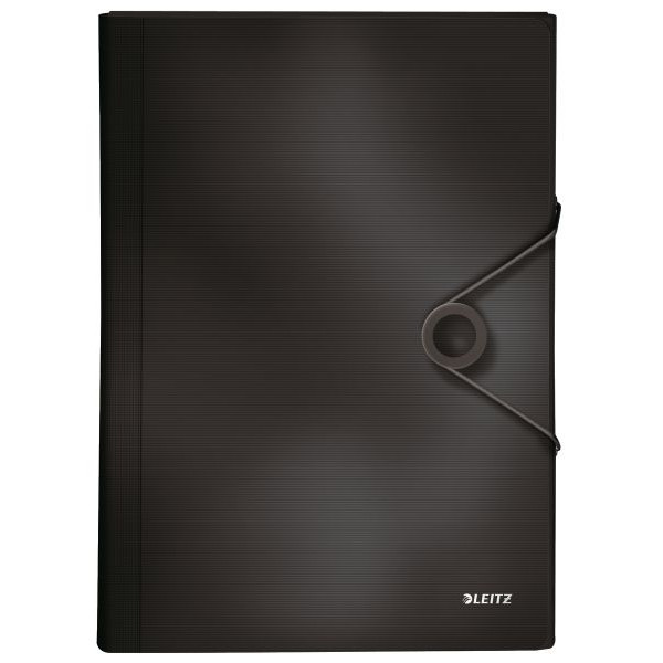 4002432115037 - Fächermappe Solid 4579-10-95 A4 mit 6 Fächern 6-teilig blanko Kunststoff schwarz 4002432115037 Leitz