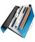 Fächermappe Solid 4579-10-30 A4 mit 6 Fächern 6-teilig blanko Kunststoff hellblau