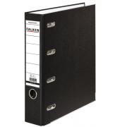 Doppelordner S70 11285343, 2xA5 quer 70mm breit Karton, mit PP-Folienüberzug vollfarbig schwarz