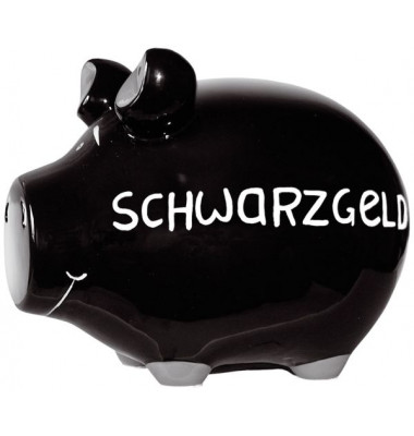 101053 Schwarzgeld Spardose Schwein mittel