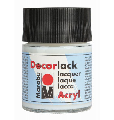 Acrylfarbe Decorlack 11300 005 100, farblos, 50ml Acrylfarbe Decorlack 11300 005 100, farblos, 50ml