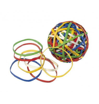Gummib&auml;nder 50960, Rondella, 90x3mm, farbig sortiert