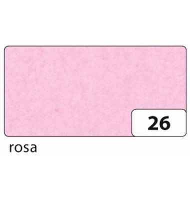Transparentpapier - rosa, 50,5 cm x 70 cm, 115 g/qm