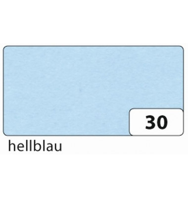 Transparentpapier - hellblau, 50,5 cm x 70 cm, 115 g/qm