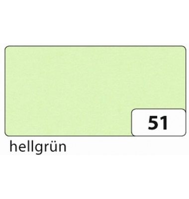 Transparentpapier - hellgr&uuml;n, 50,5 cm x 70 cm, 115 g/qm