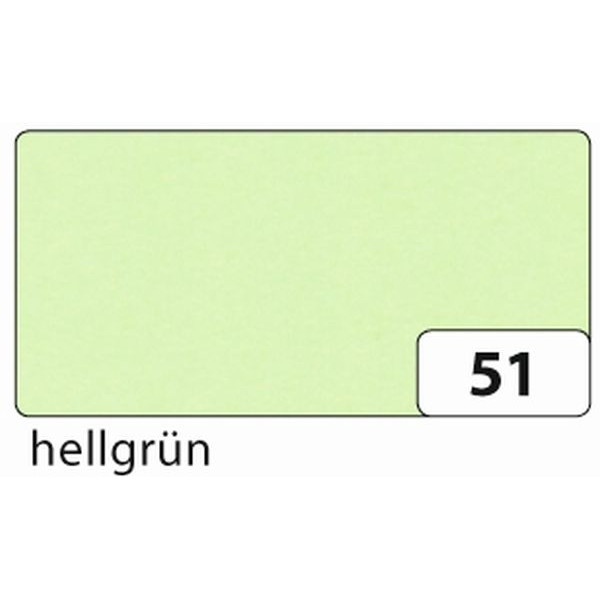 5 Stück Folia Basteltransparentpapier 50,5x70cm 115g hellgrün 87051 4001868018844 Folia