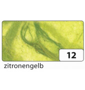 Bastelstrohseide 47x64cm gefalzt auf 32x47cm 25g zitronengelb 911012