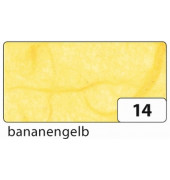 Bastelstrohseide 47x64cm gefalzt auf 32x47cm 25g bananengelb 911014