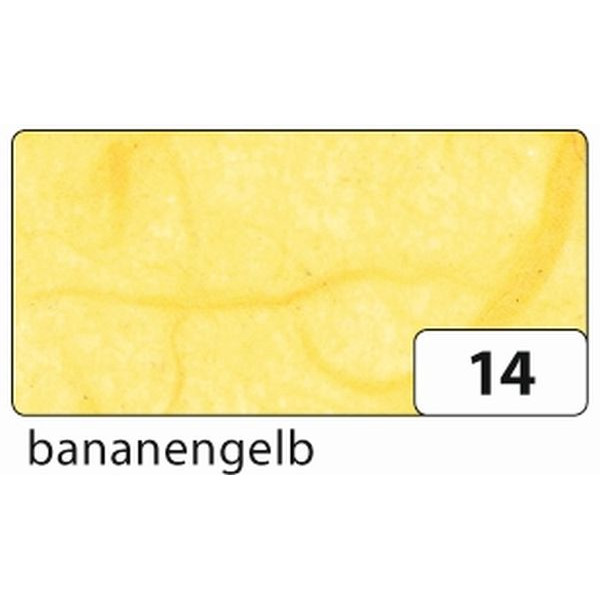 10 Stück Folia Bastelstrohseide 47x64cm gefalzt auf 32x47cm 25g bananengelb 911014 4001868911145 Folia