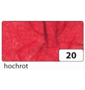 Strohseide - 47 x 64 cm, hochrot
